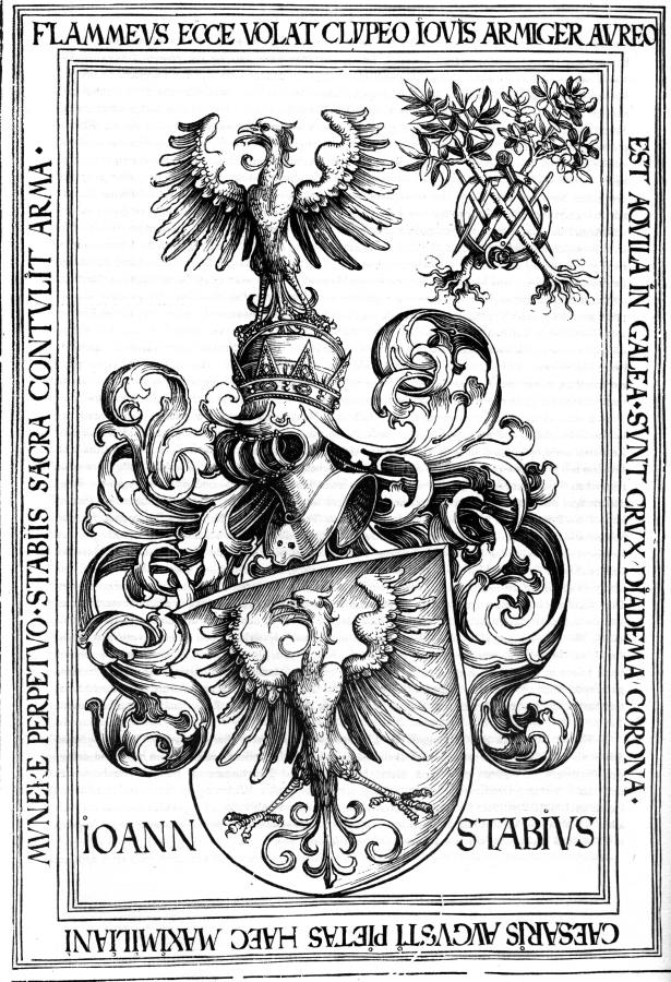 Cтаринные гербы На Арке Славы императора Максимилиана